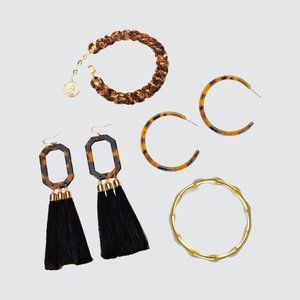 Jewelry Bundle - Safari - Bracelet, Cuff, Earrings